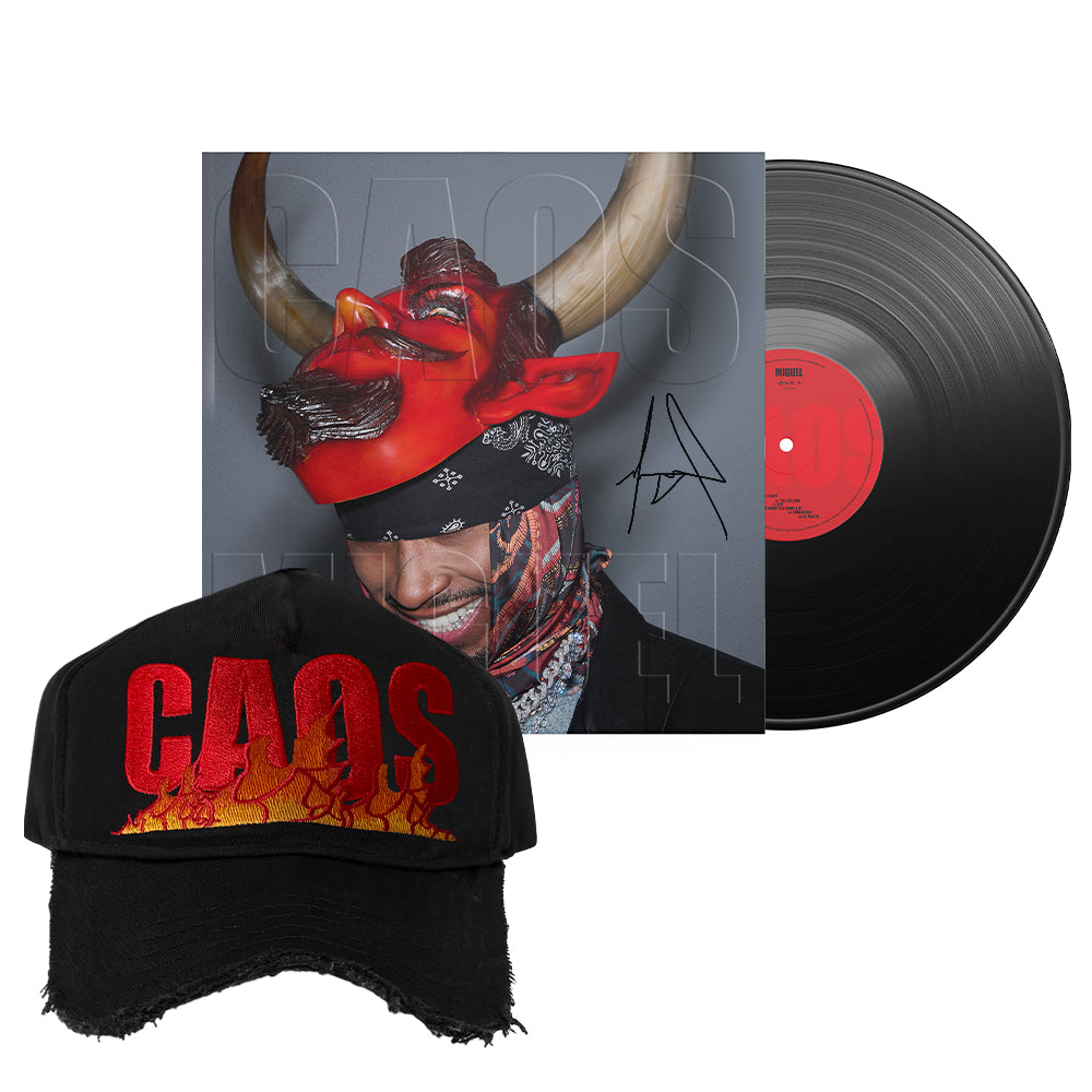 CAOS Special Edition Vinyl Box Set – Vinyl (signed by Miguel) + Limited CAOS Flame Cap